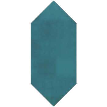Mosaic House Moroccan tile Saft XL 28 Teal  solid zellige, mosaic, zellij, loose, size, glaze 